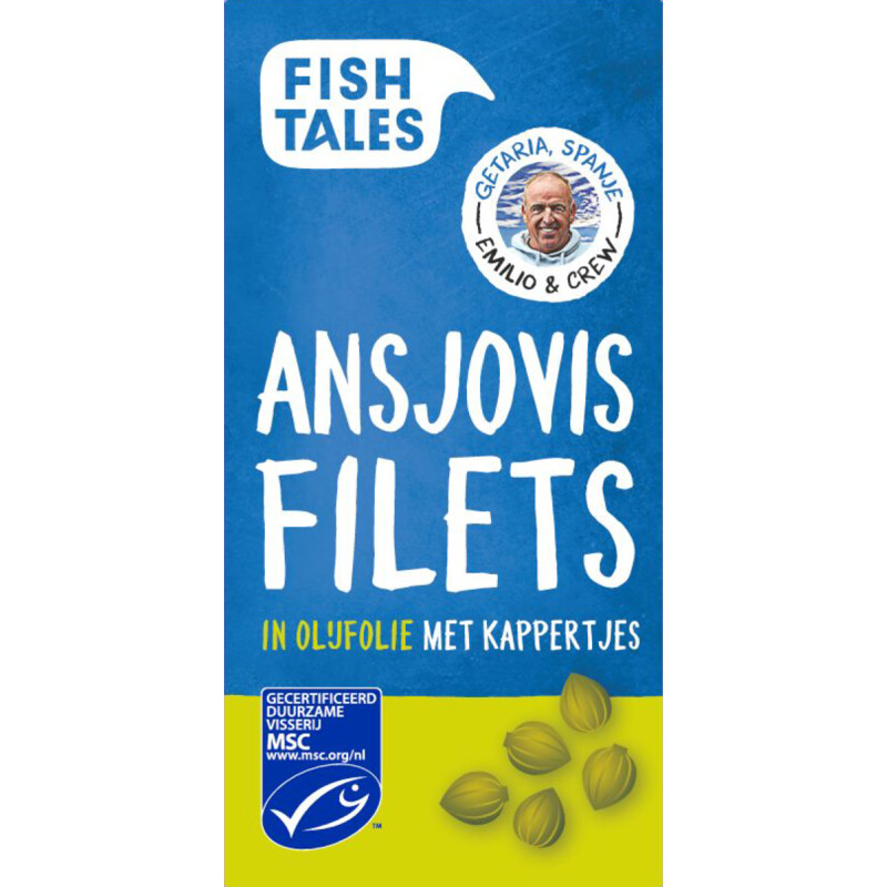 Fish Tales Ansjovisfilets met kappertjes