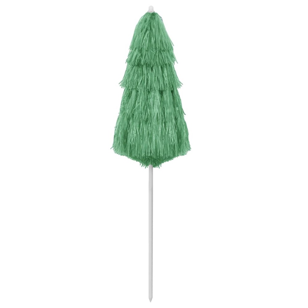 Parasol de plage polyester 180 cm vert