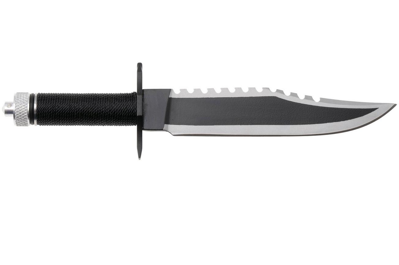 Rambo First Blood Part II 9432 Mini Sylvester Stallone Signature Edition, vaststaand mes