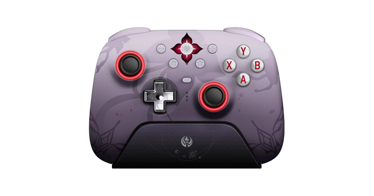 8BitDoUltimate 2 Wireless Controller - Honkai: Star Rail - Evernight  (Donkerpaars, 2.4 GHz / Bluetooth, USB, Pc)