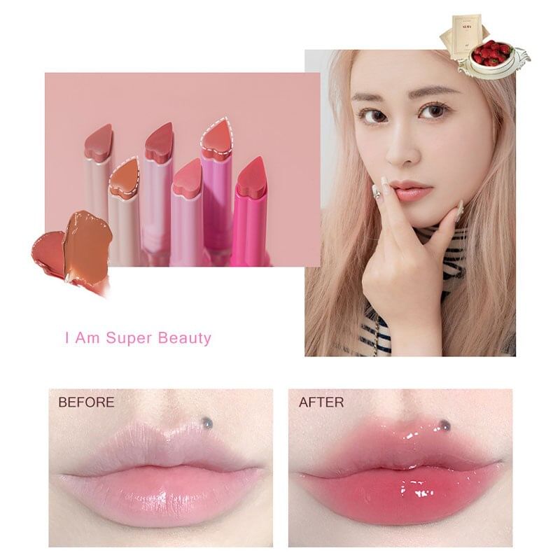 FLORTTE - Hartvormige lippenstift - 3 kleuren (1-3)