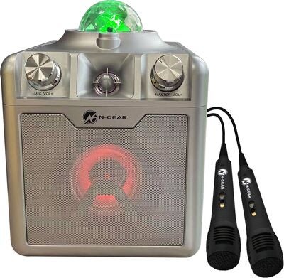 N-GEAR Disco Star Høyttaler 710, Silver