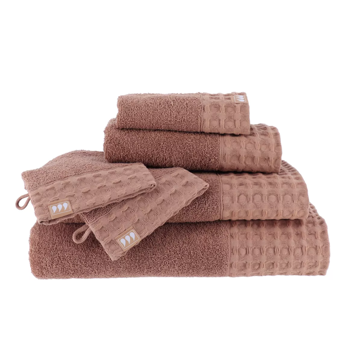 Serviette de bain coton (70 x 130 cm) Season Color Caramel