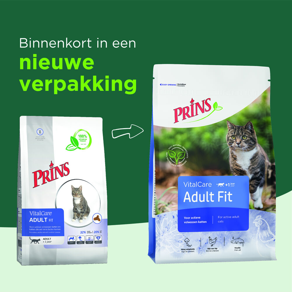 Prins VitalCare Adult - Kattenvoer - 10 Kilogram - gevogelte