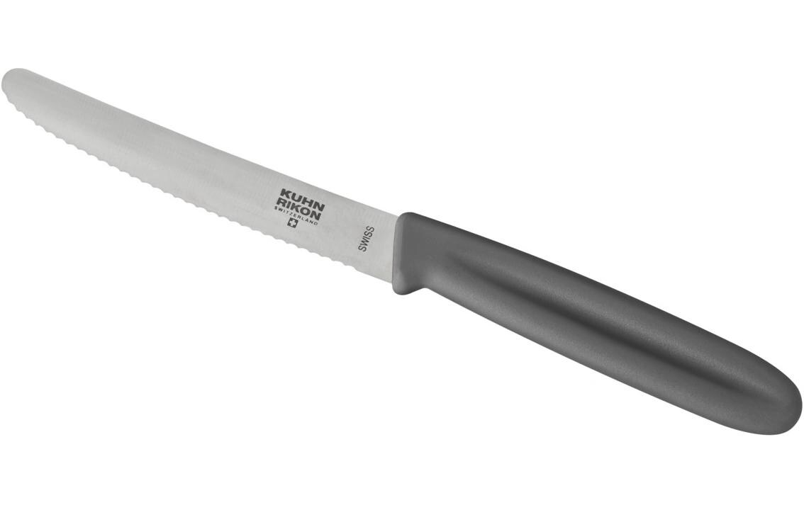 Allzweckmesser Swiss Knife GrauGezacktes Zubereitungsmesser