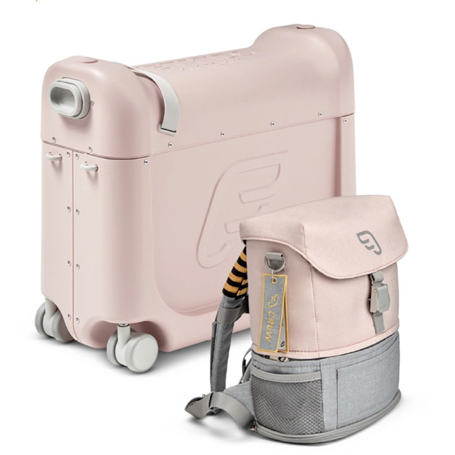 JETKIDS™ BY STOKKE® Aufsitzkoffer BedBox™ mit Crew BackPack™ Pink