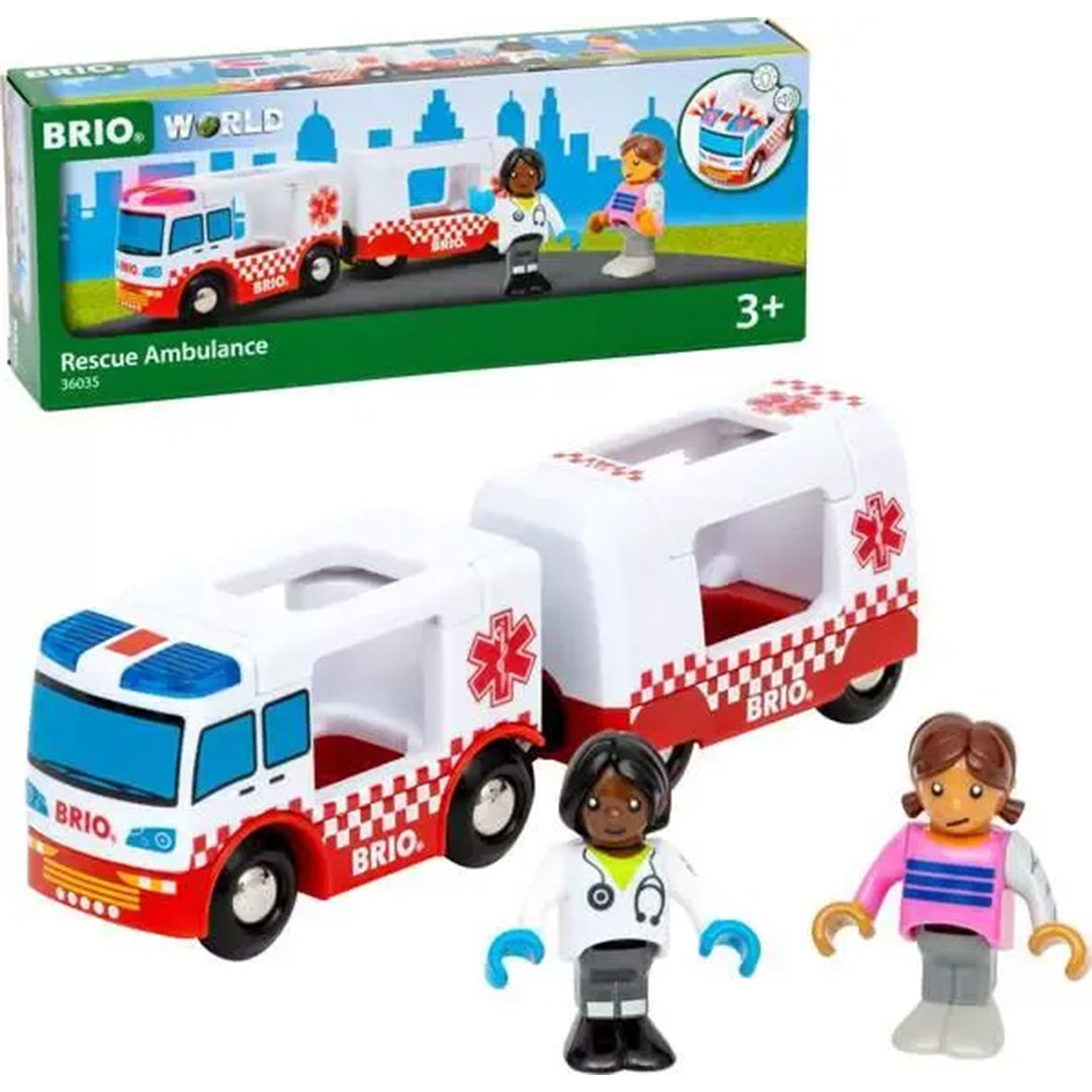 brio ambulance - 4-delig