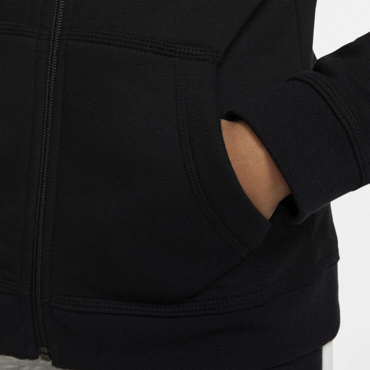 Nike Sportswear Club Full-Zip hættetrøje Sort