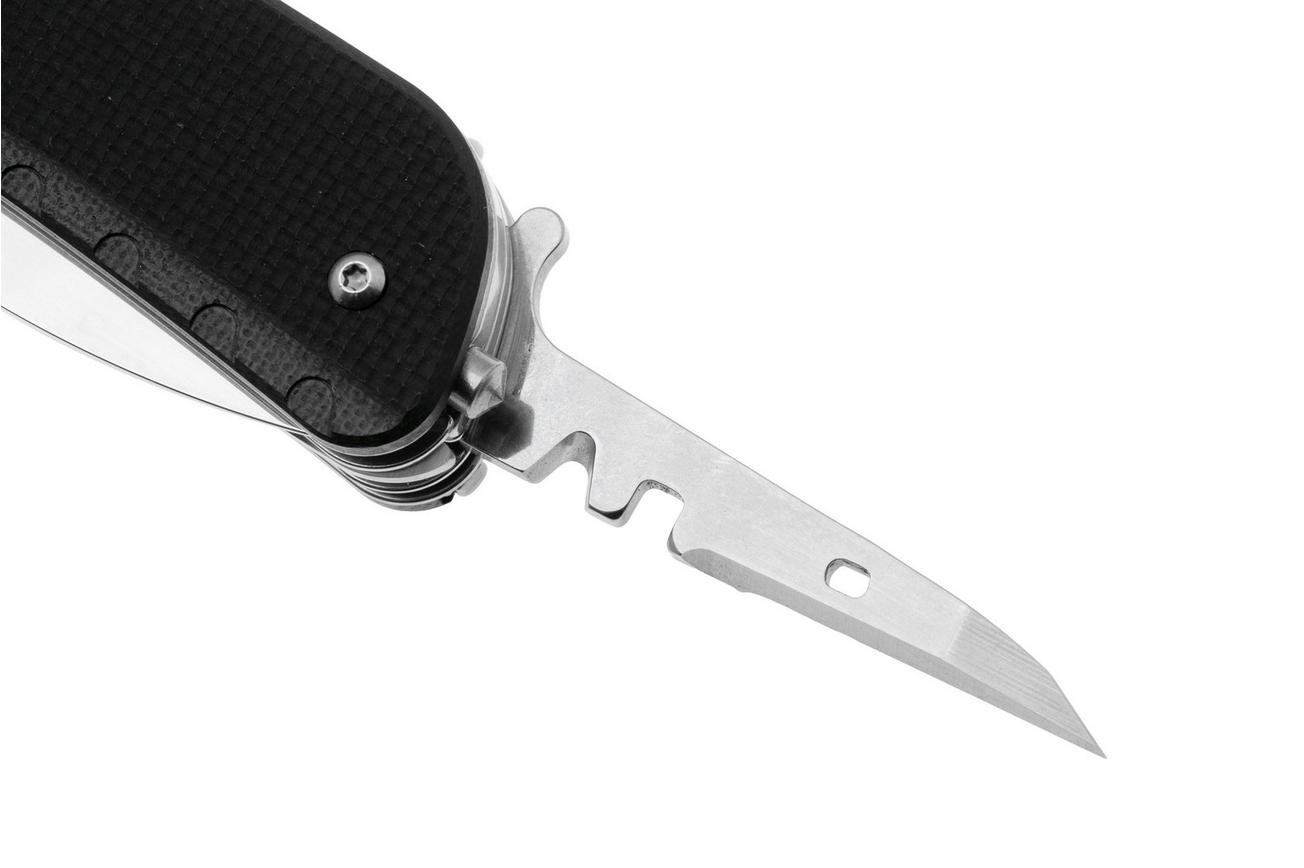 Ruike LD42-B Trekker zakmes, zwart