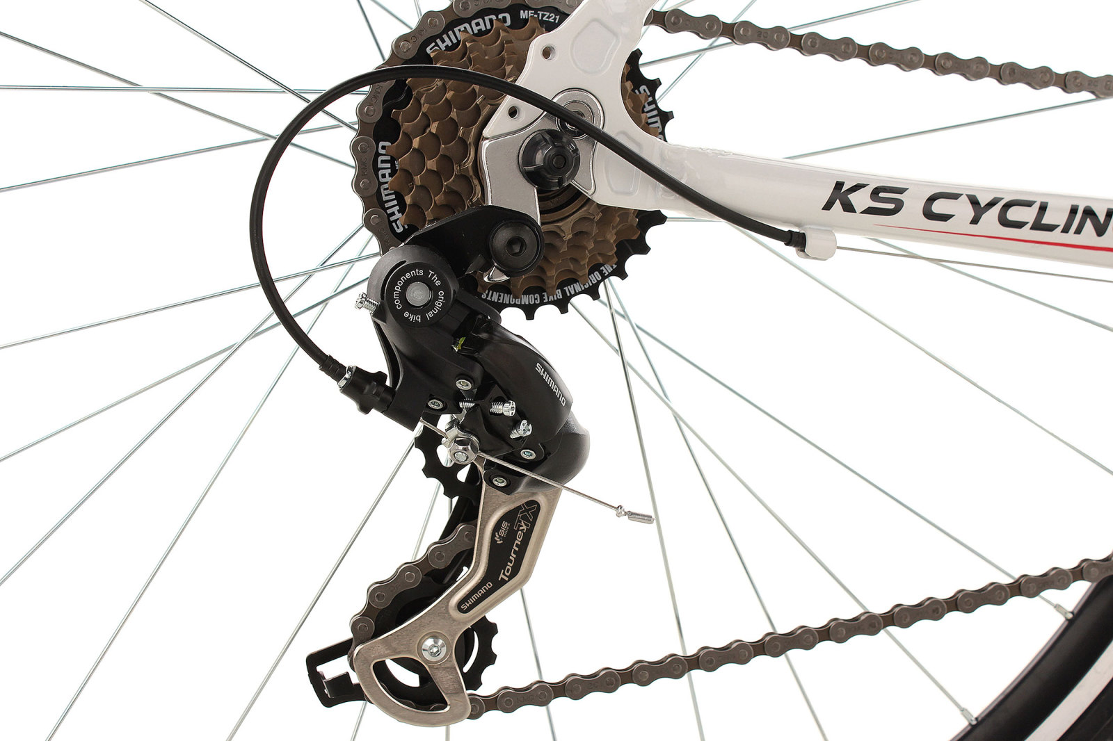 KS Cycling Fitnessbike Lightspeed 28'' - weiß - 56 cm Rahmenhöhe