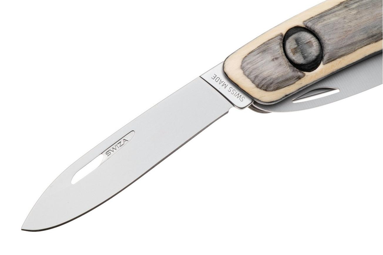 Swiza D06 R AM, KNR.0066.6520, Laminate White, Zwitsers zakmes, 7 tools