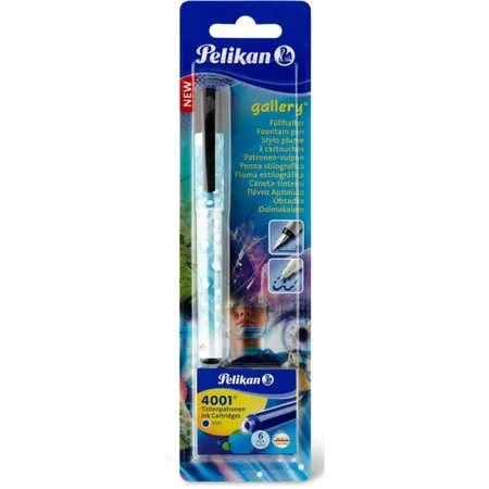 Pelikan Füllhalter Gallery M inkl 6 Patronen sortiert