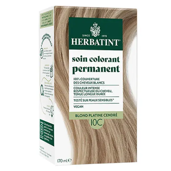 Phytoceutic Herbatint 10C Blond Platine Cendré 170 Ml
