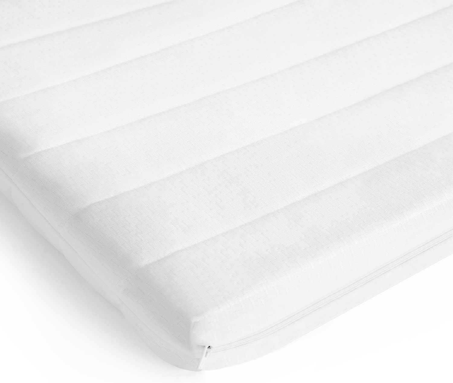Mister Sandman Gel Topper 140x190, orthopädischer Topper aus Gelschaum für bequemes Liegen, weiche und atmungsaktive Matratzenauflage, Gelschaummatratze Öko-Tex geprüft, Höhe ca 5 cm, Mikrofaserbezug
