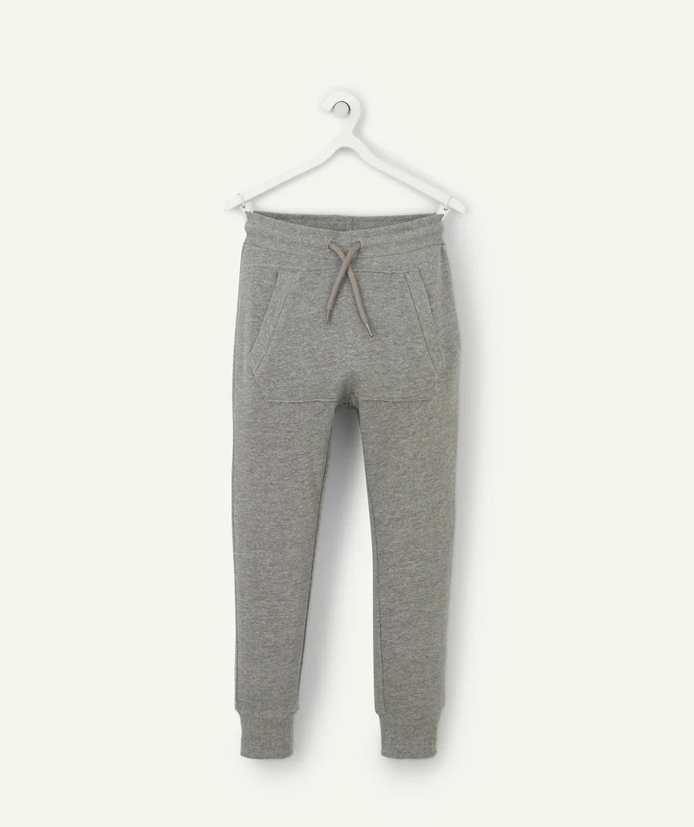 JOGGING GARÇON GRIS AVEC POCHE KANGOUROU