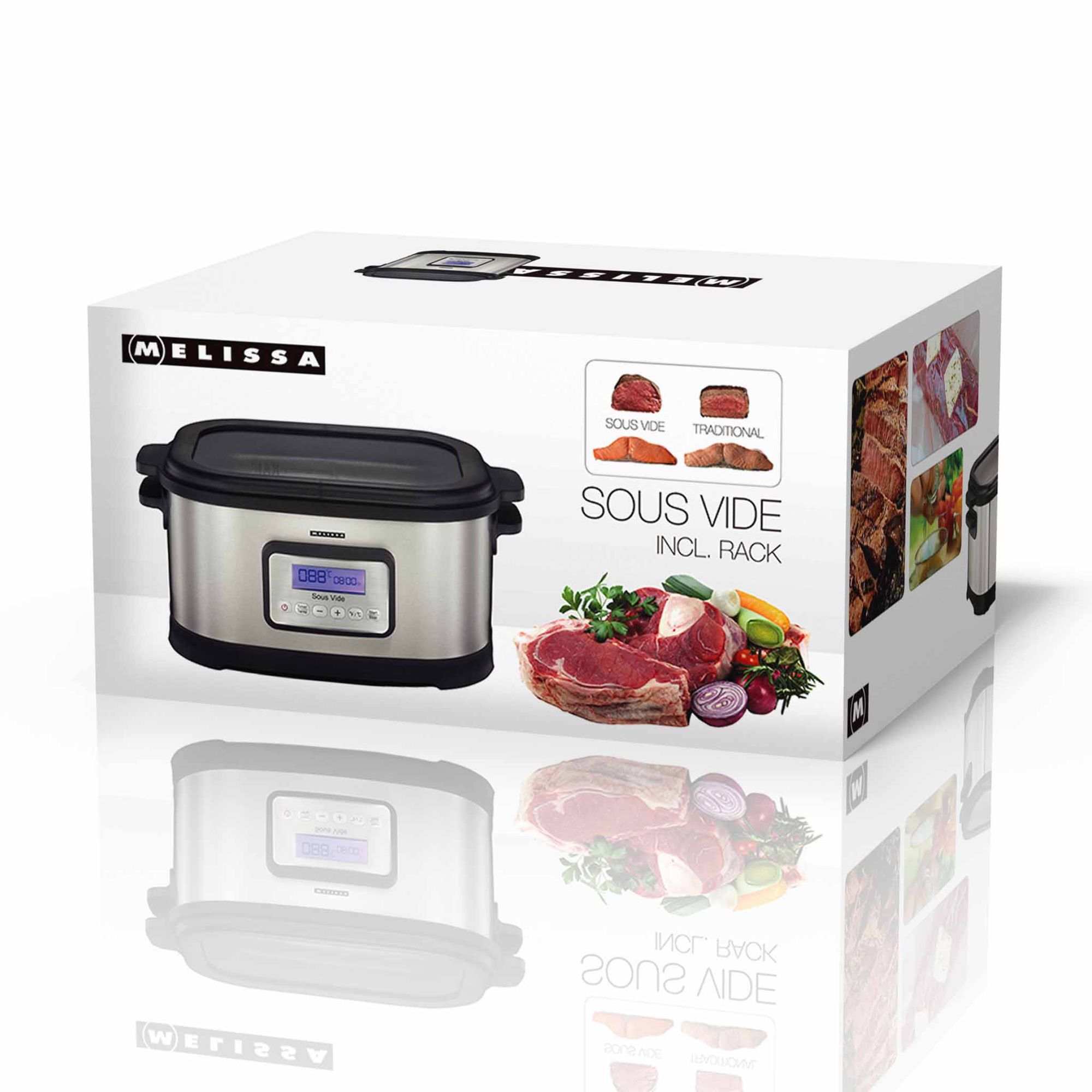 Melissa 16310170 Sous Vide - RVS,Zwart