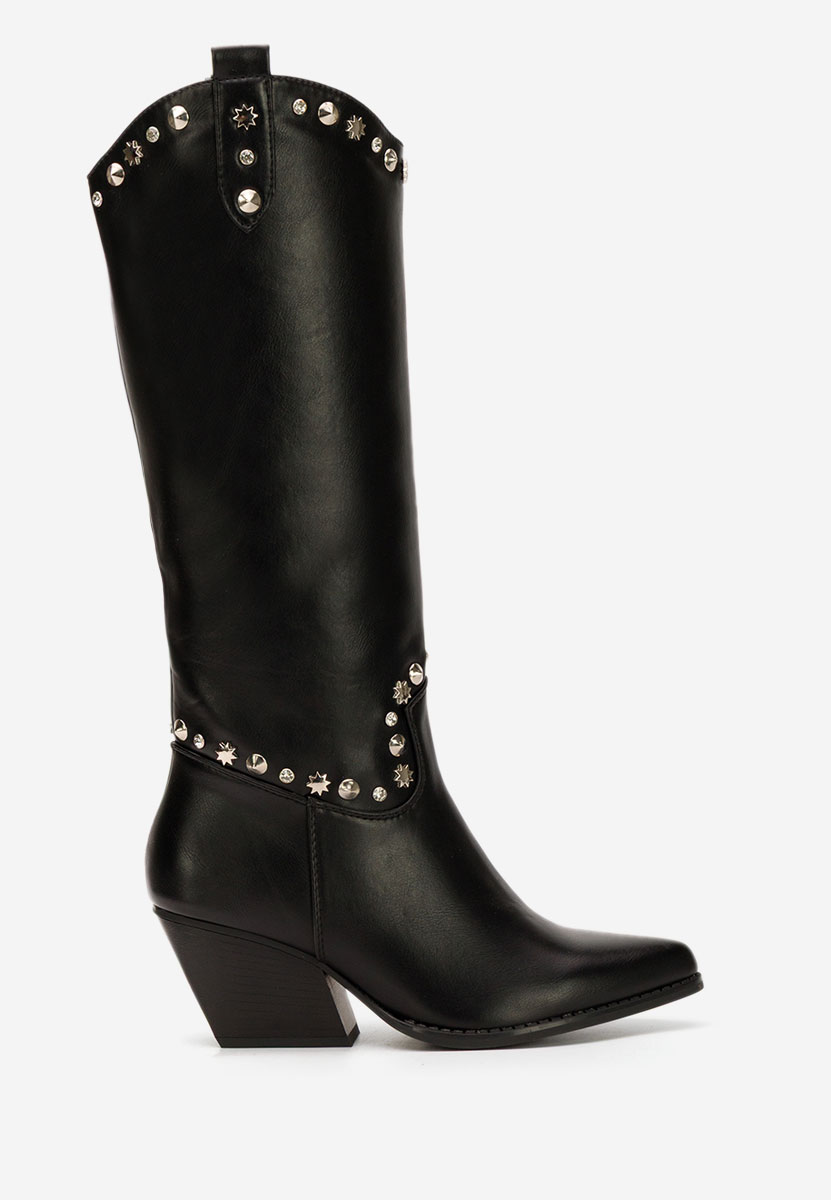 Santiag femme noires Crisela