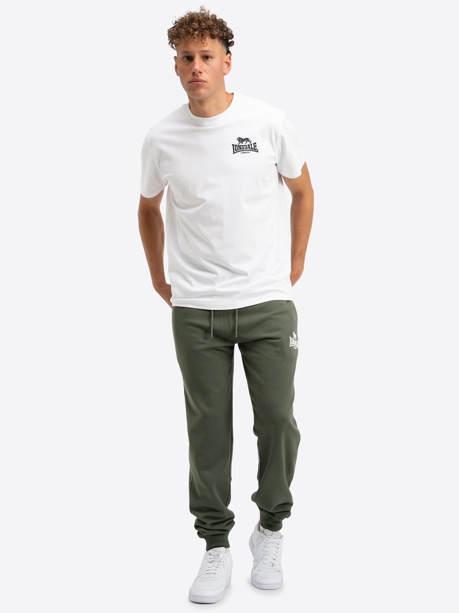 Lonsdale Herren T-Shirt normale Passform Doppelpack BLAIRMORE