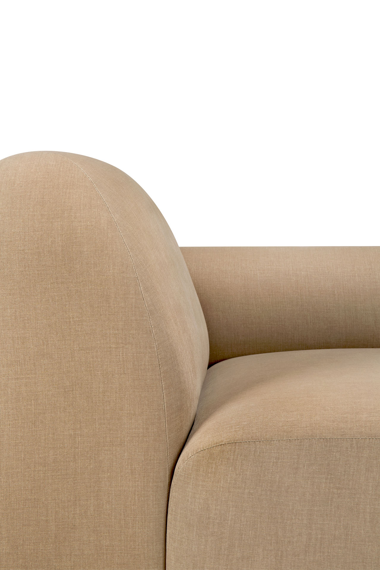 Bulky modulaire sofa - linker hoek - light sepia