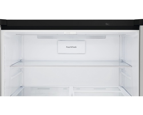 LG GMQ844MCKV Side-by-Side koelkast (B x H x D): 83,5 x 178,7 x 73,4 cm, Koelvak: 321 l, Vriesvak: 209 l, 393 kWh/jaar, Matzwart staal
