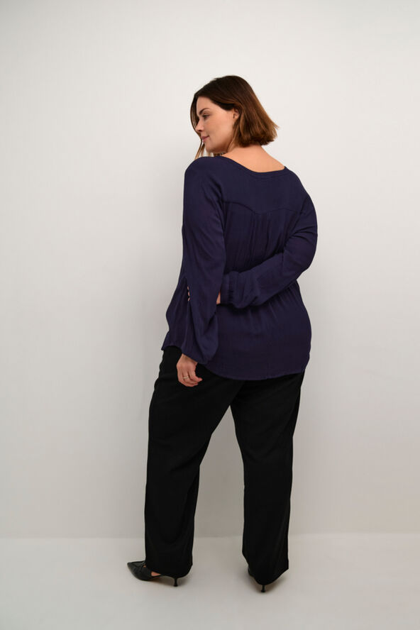 Kaffe Curve KCami LS Blouse Dawn purple