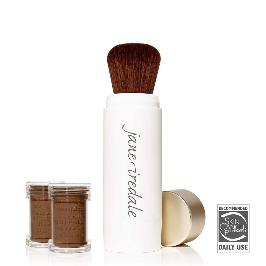 jane iredale Amazing Base Refillable Brush Cocoa 2x Refills