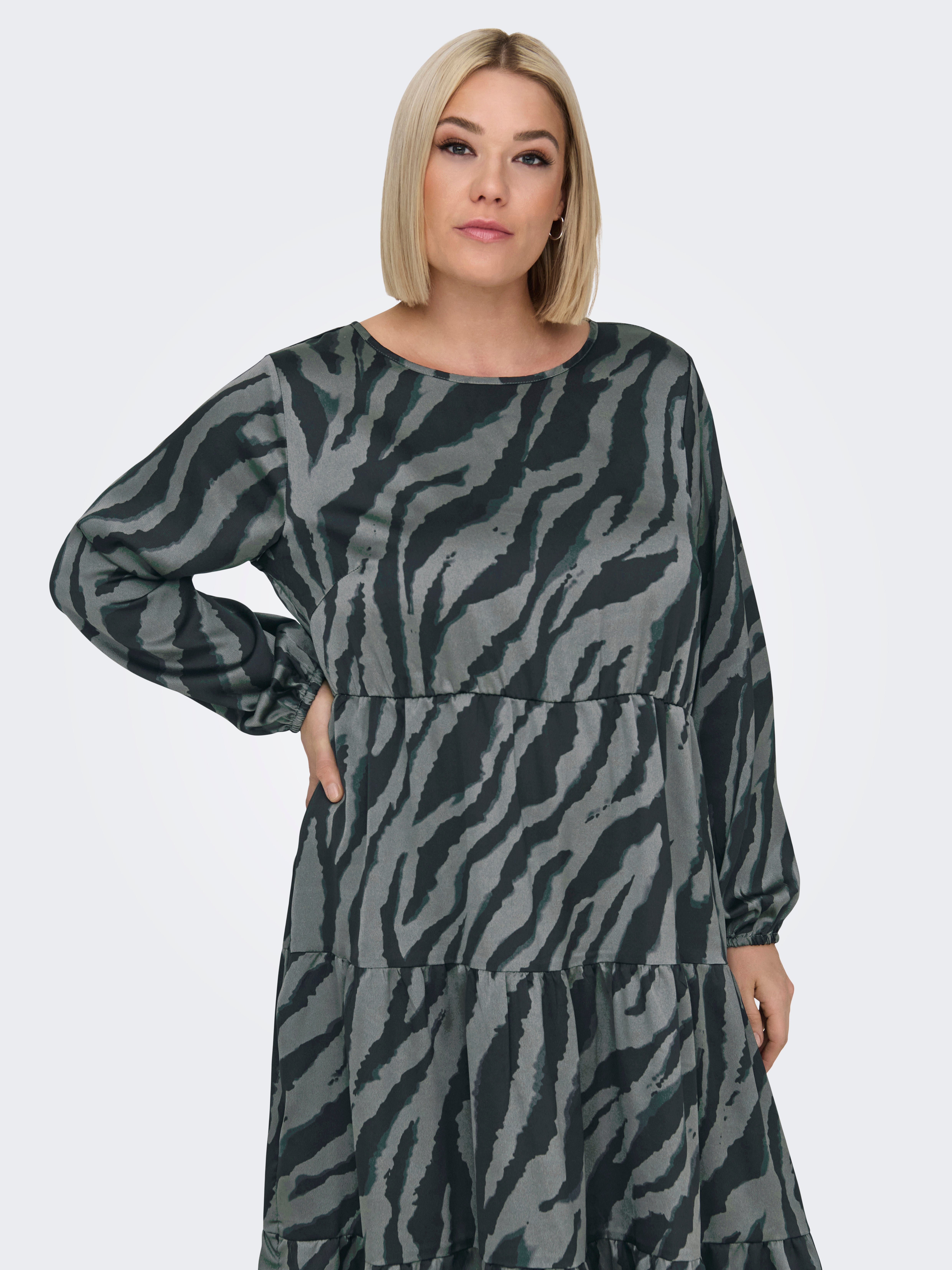 CARZORRA Midikleid Black