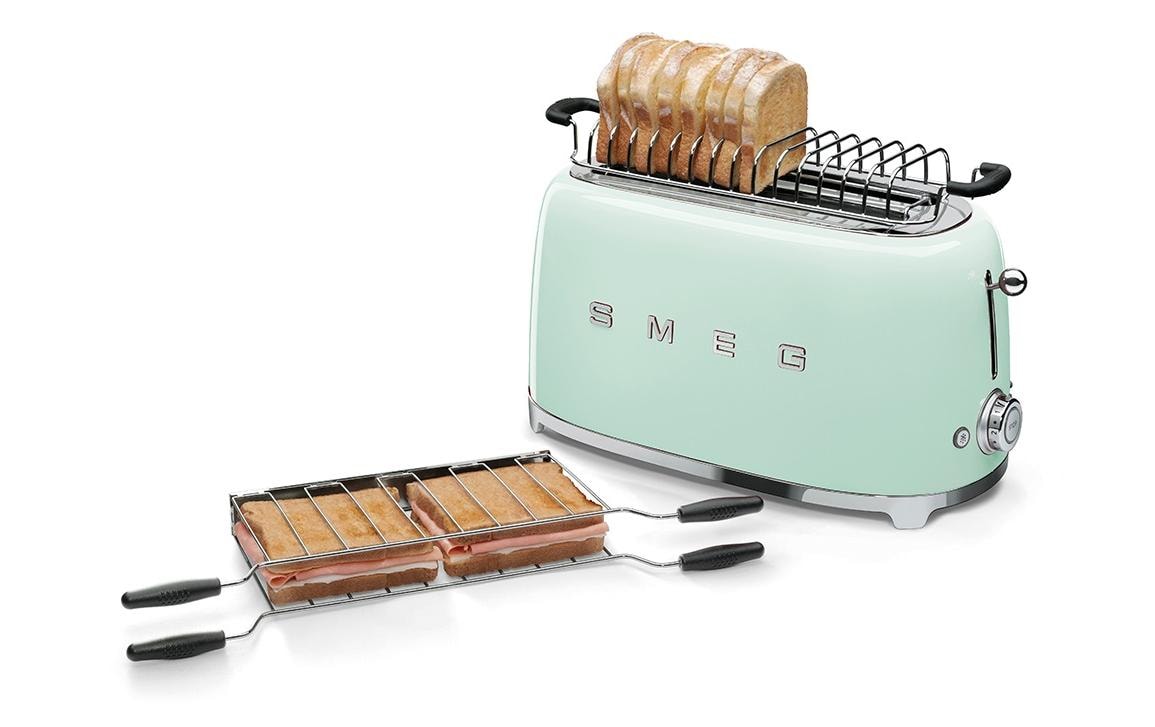 Toaster 50's Style TSF02PGEU Grün<br>Toaster mit extralangen Schlitzen