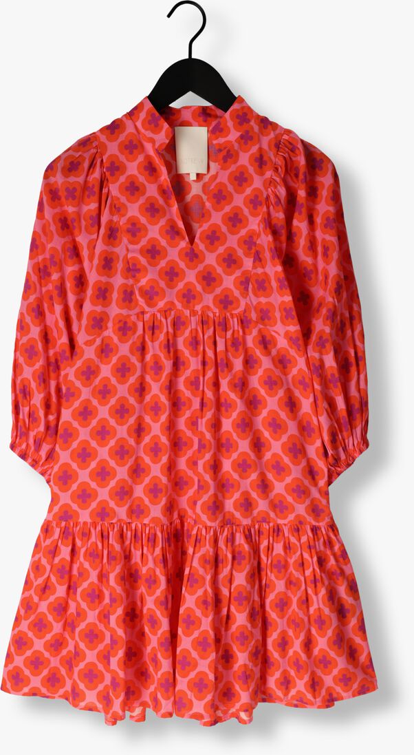 NOTRE-V roze notre-v mini jurk nv-danic short dress