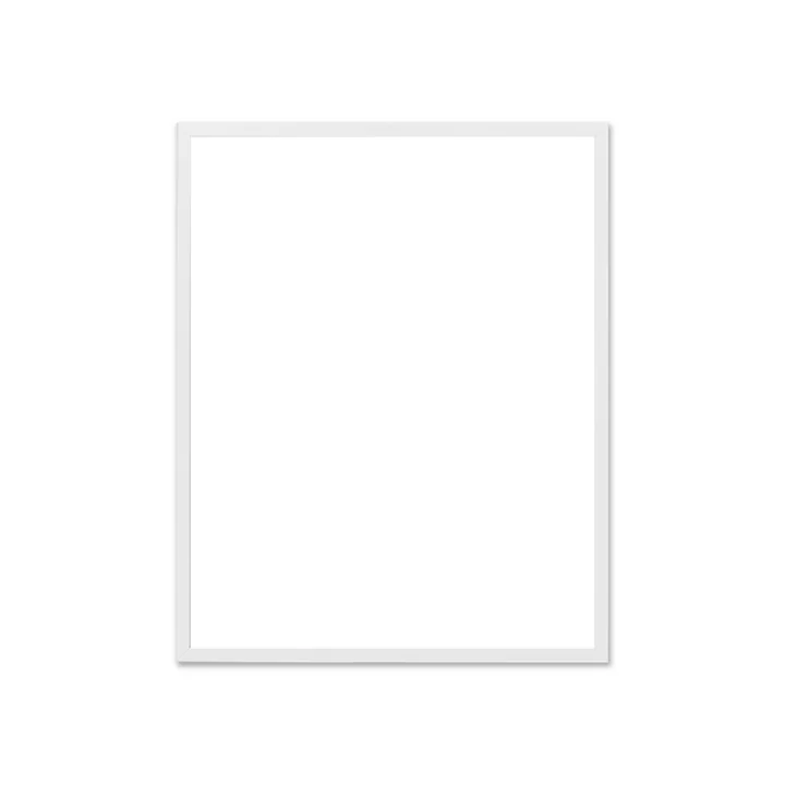 The Poster Club - Bilderrahmen Eiche weiss, Echtglas, 40 x 50 cm