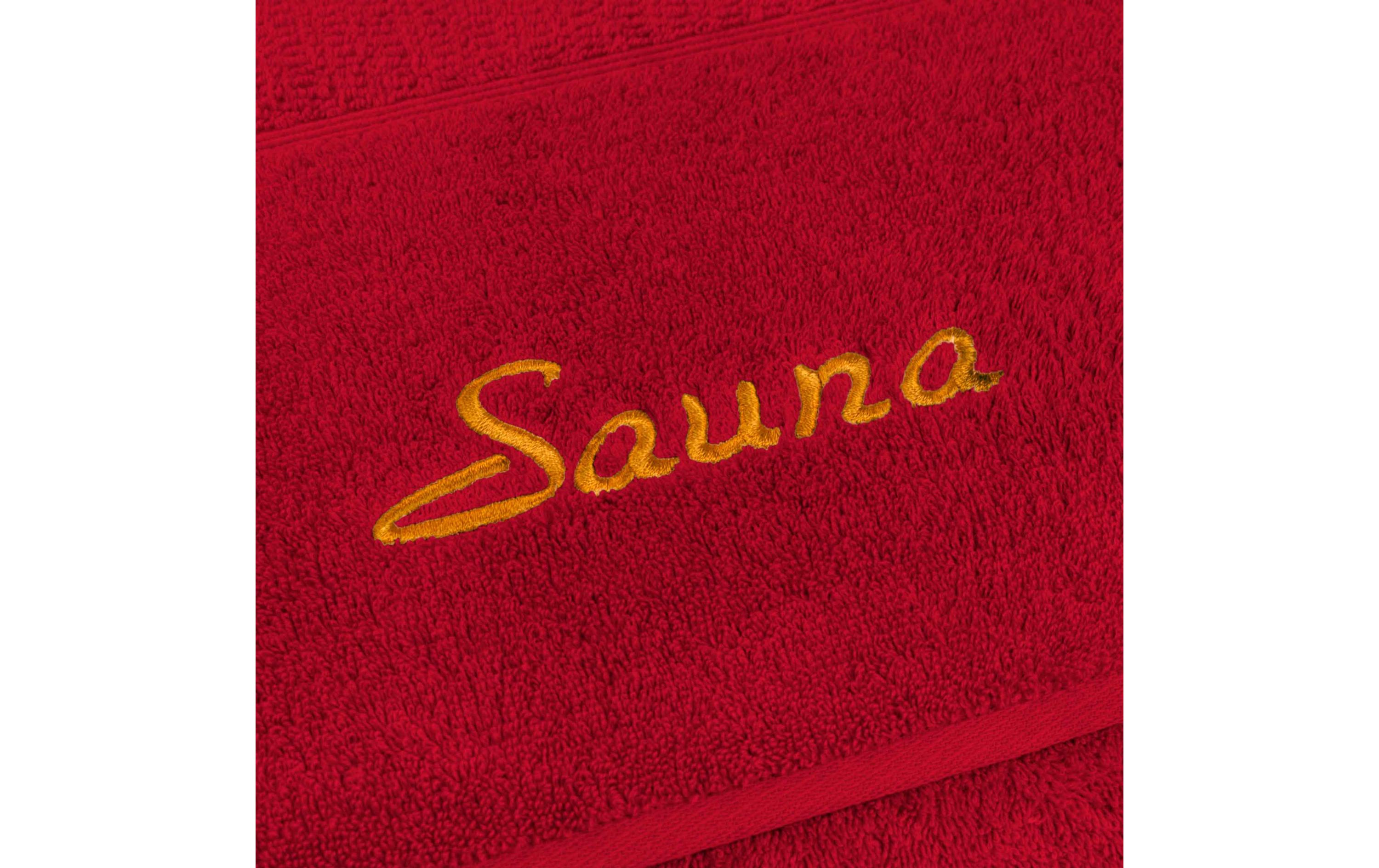 Saunatuch Pearl 80 x 200 cm, RubySaunatuch aus Baumwolle