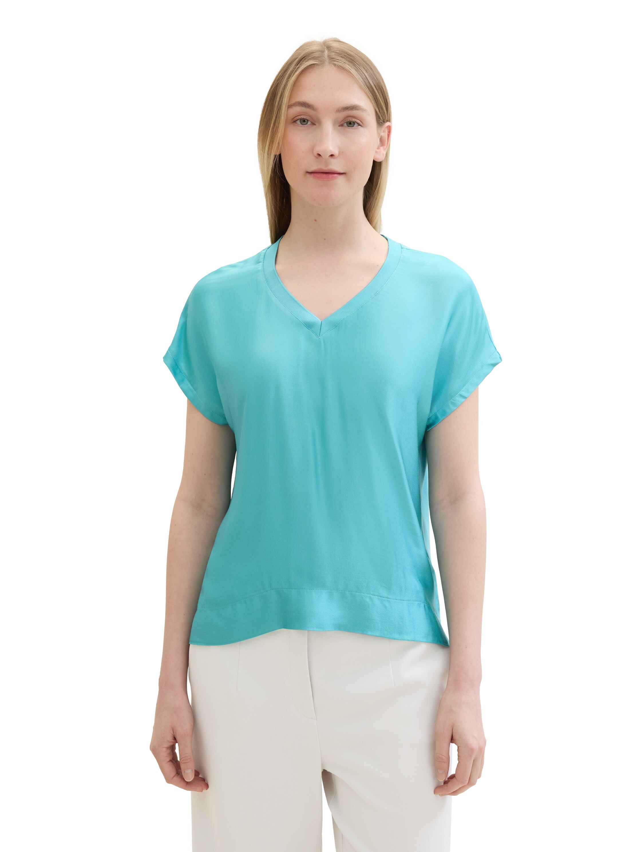 TOM TAILOR Blusenshirt , mit V-Ausschnitt