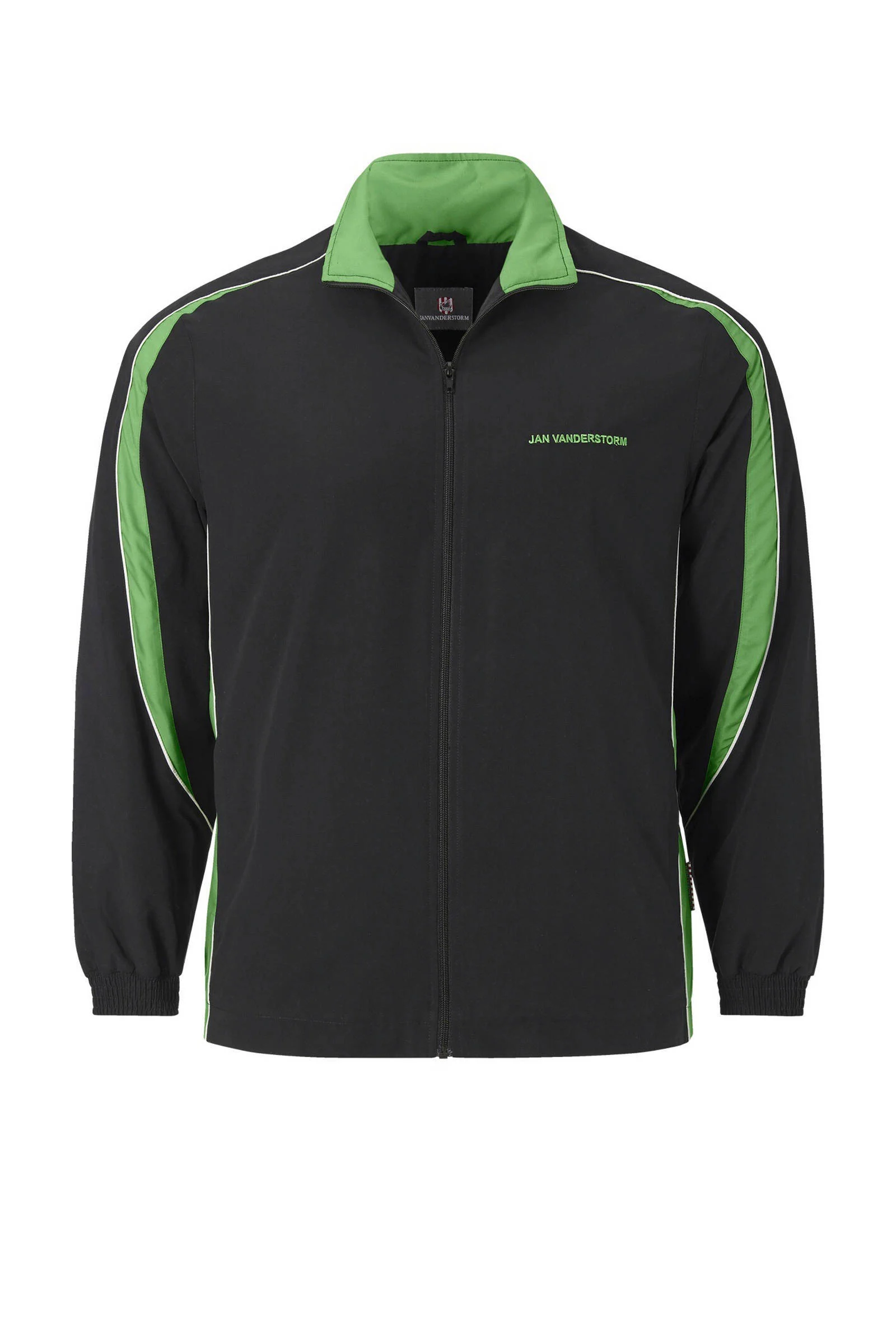 Jan Vanderstorm trainingspak Plus Size EIRIK zwart/groen