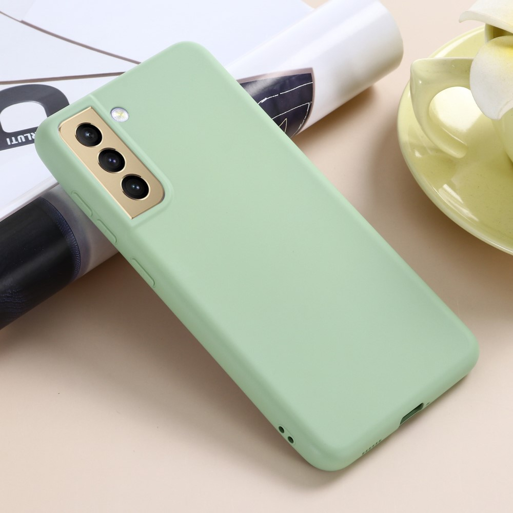 Samsung Galaxy S21 FE 5G Silikon Case Hülle - Grün