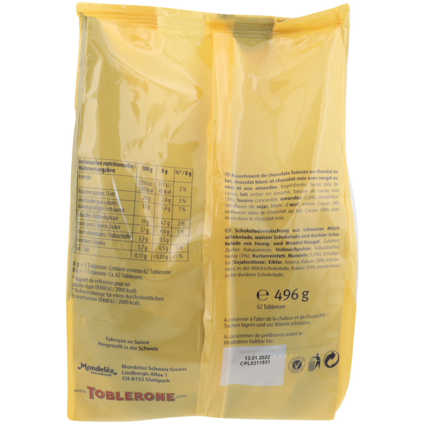 Toblerone Tiny assortiert 496g