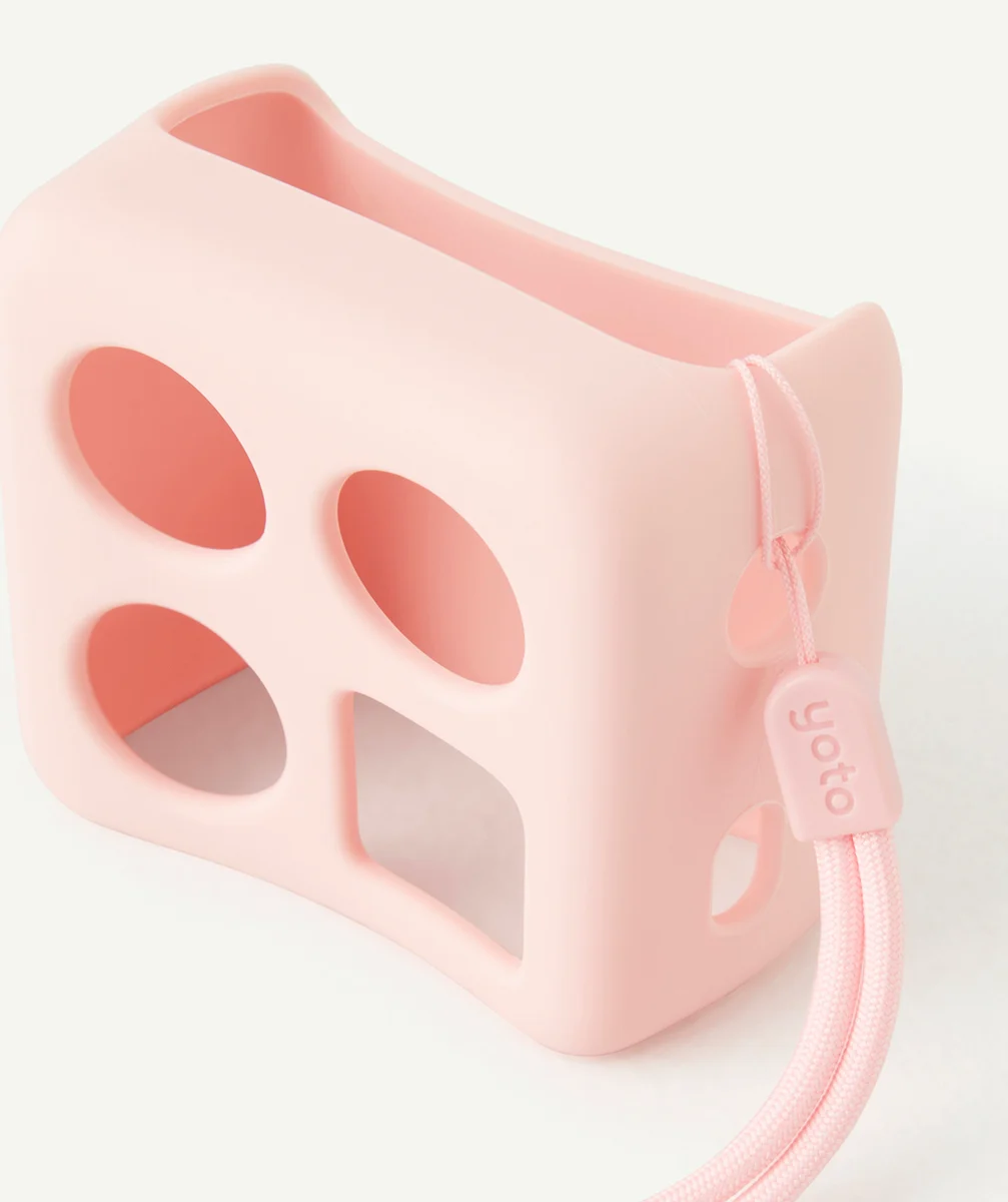 YOTOÉTUI EN SILICONE MINI ADVENTURE JACKET ROSE