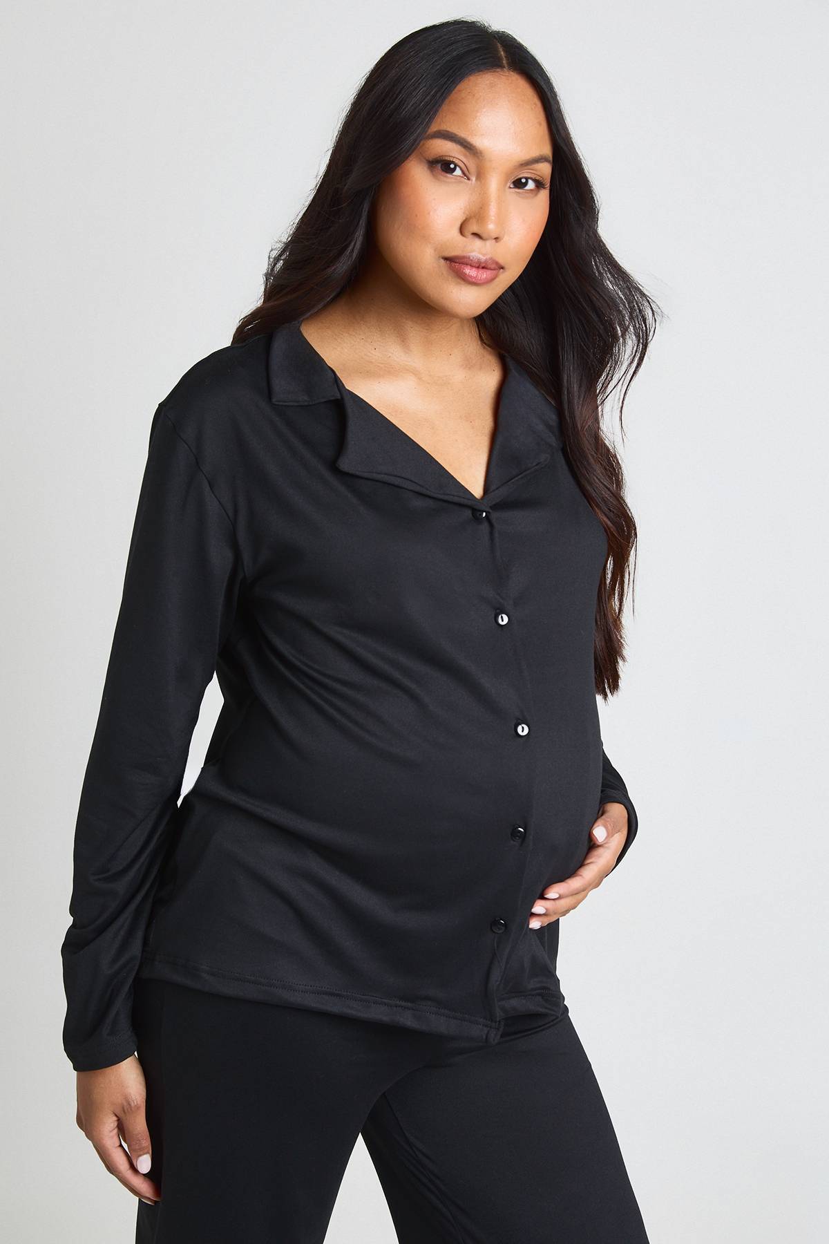 boohoo Ensemble pyjama maternité à manches longues et pantalon
