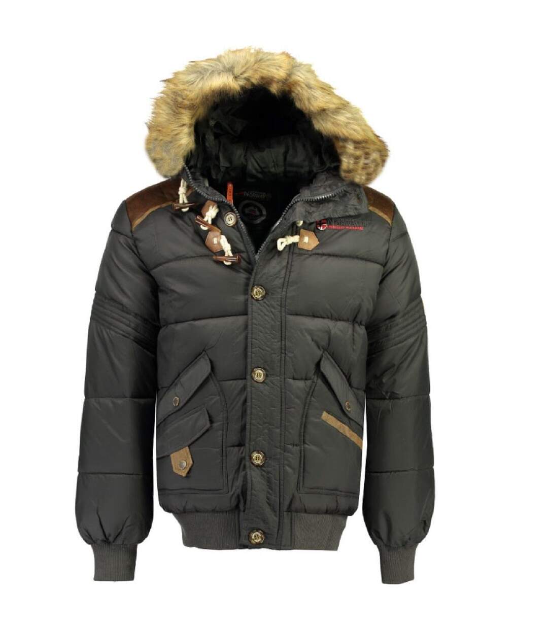 Veste doudoune homme - BELPHEGORE - gris - Geographical Norway