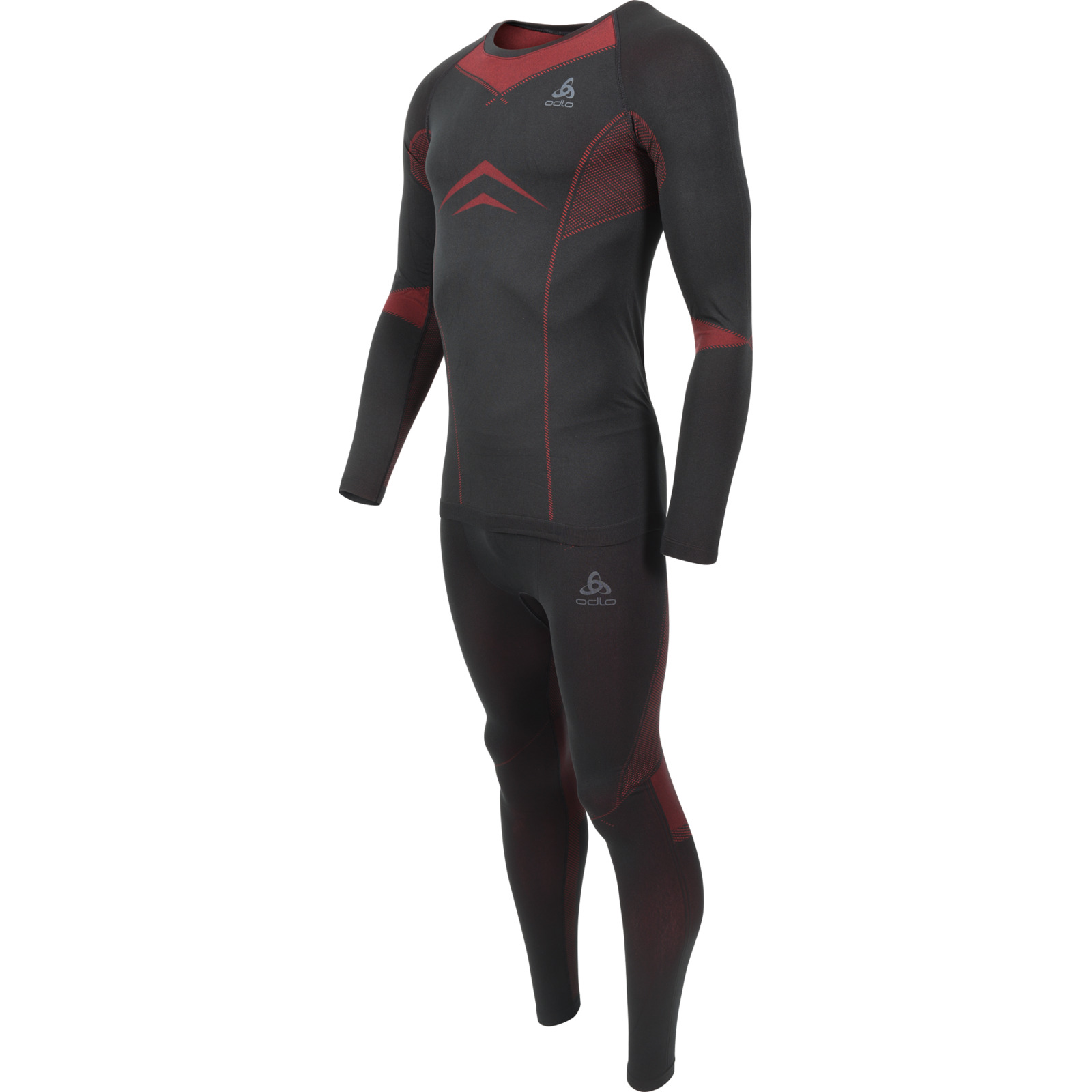 Odlo Herren-Thermoset Performance Evo Warm L, rot