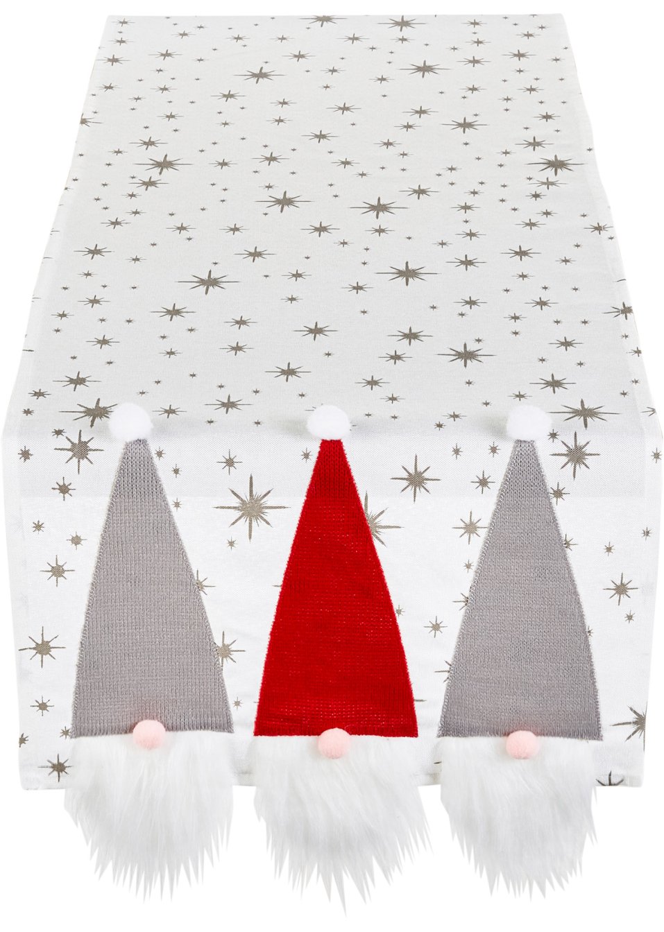 Chemin de table bonnets de lutin avec applications