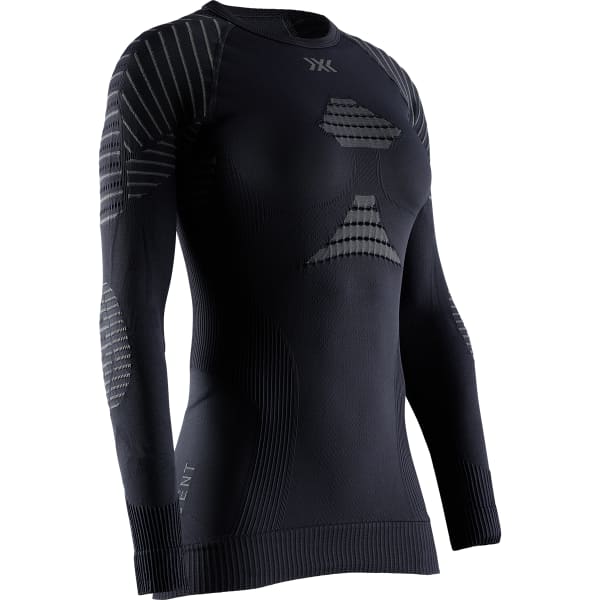 T-shirt thermique X-BIONIC INVENT 4.0 SHIRT LG SL WMN BLACK/CHARCOAL