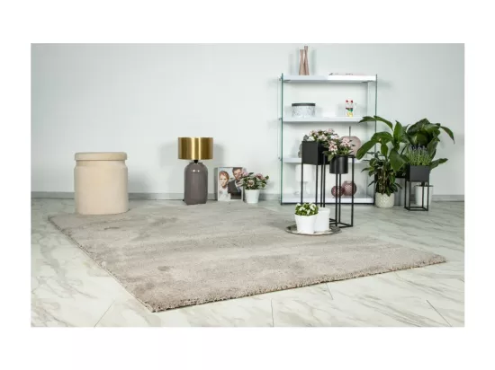 Tapis 290x200cm, design D005M coloris beige - Confort et élégance pour votre intérieur