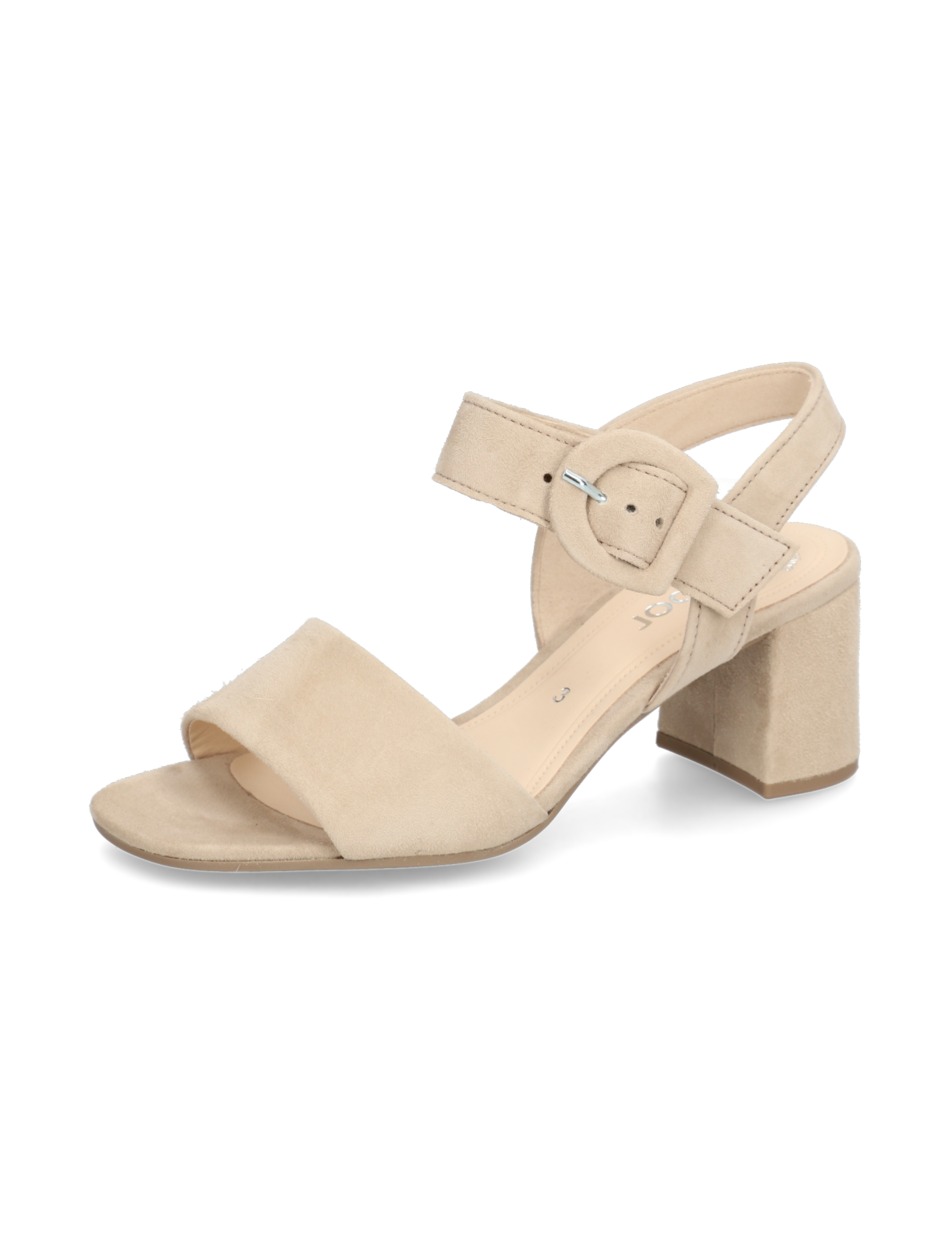 Veloursleder Sandale