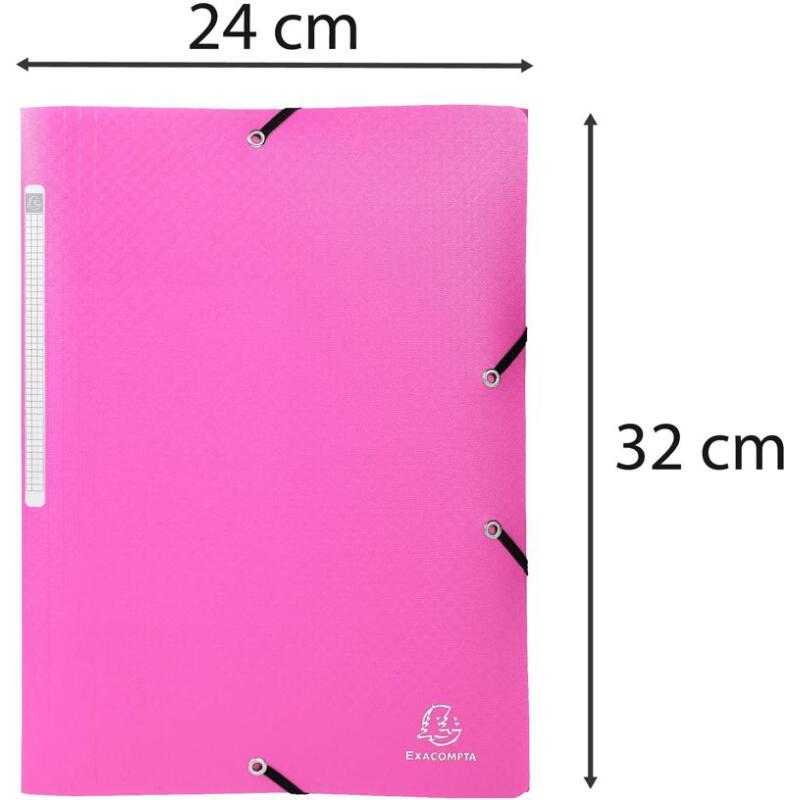 Chemise à élastiques 3 rabats PP OPAK - A4