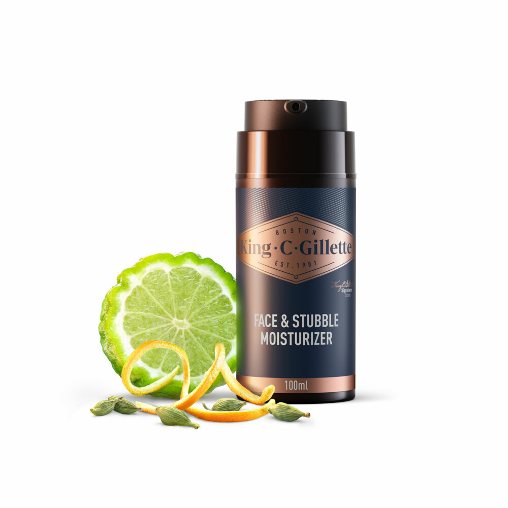 King C. Gillette Hydraterende Gezicht en Stoppelbaard Crème 100 ml