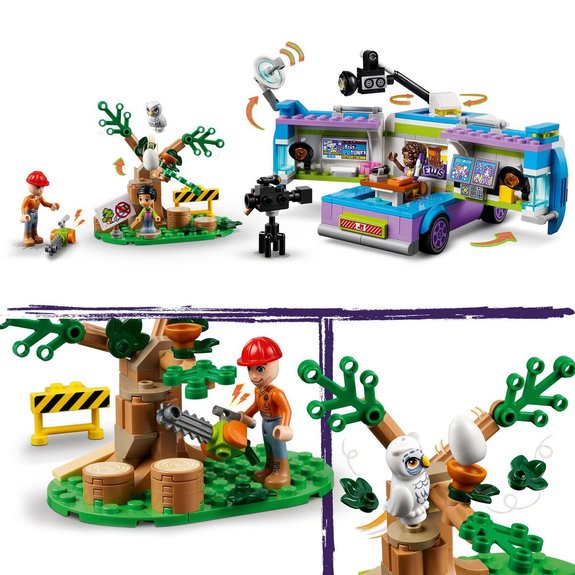 Camion de reportage Lego Friends 41749