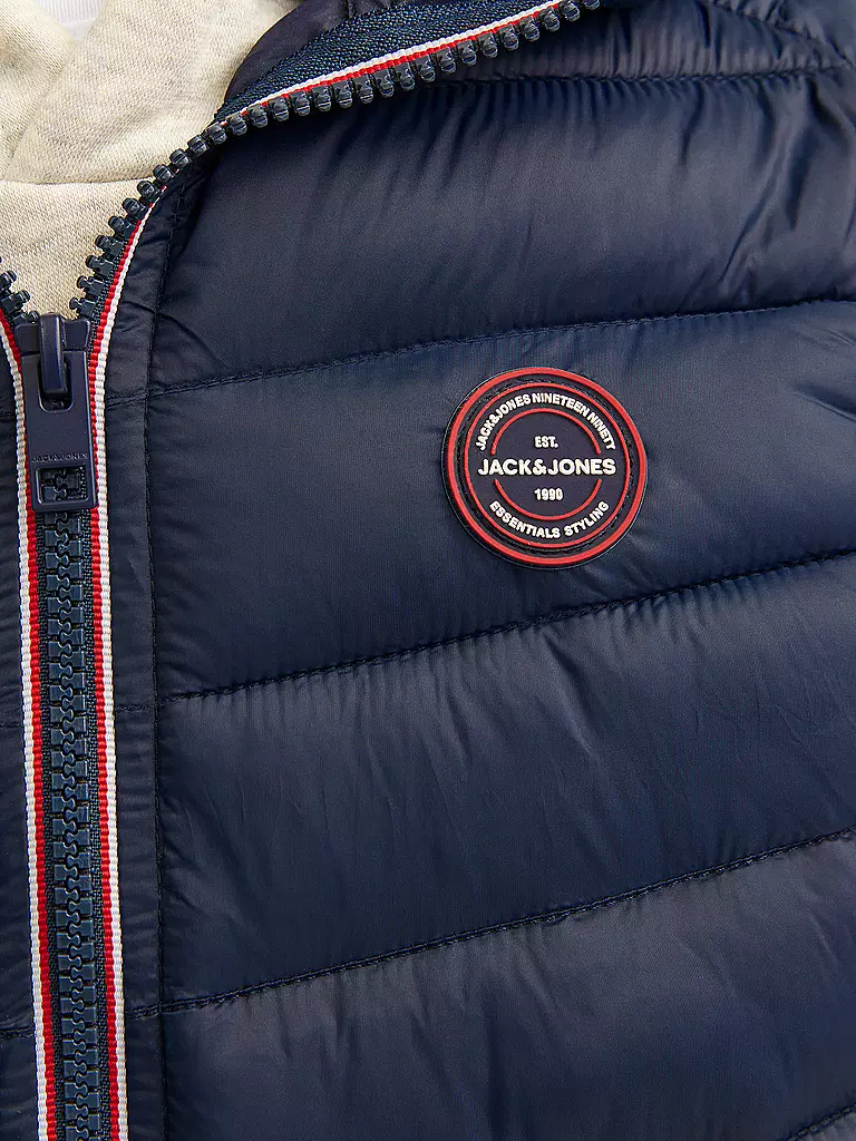 JACK & JONES Jungen Steppgilet JJESPRINT PUFFER dunkelblau