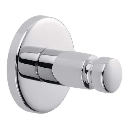 tesa Smooz selbstklebernder Handtuchhaken verchromt rundes Design 37mm