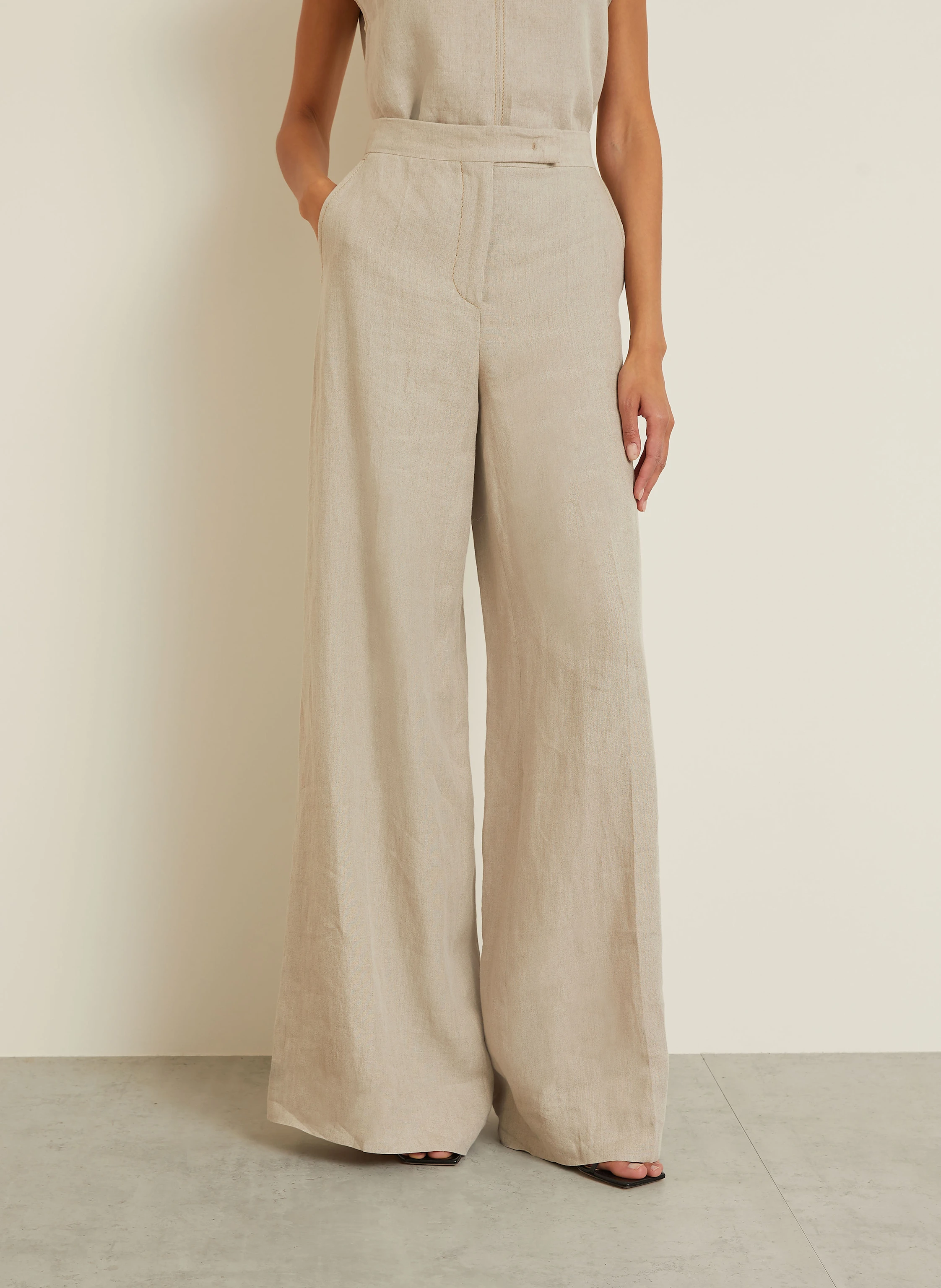 Max Mara Marlenehose SEQUOIA aus Leinen