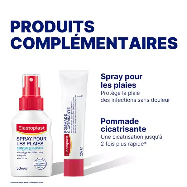 Curativo estéril impermeável Elastoplast XXL 8cm x 10cm, 5 unidades